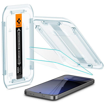 Spigen GLAS.TR EZ FIT 2 vnt. – Grūdintas stiklas skirtas Samsung Galaxy A56 5G / S24 FE (2 vnt.)