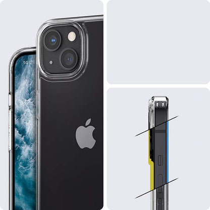 Spigen Ultra Hybrid - iPhone 13 dėklas (Permatomas)