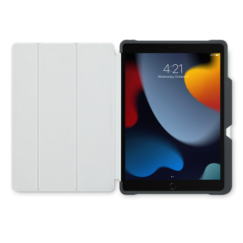 STM Dux Shell Duo - dėklas skirtas iPad 10.2 colio (2021) / 8 (2020) / 7 (2019) (juodas)