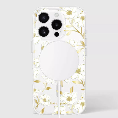Kate Spade New York Protective Gems MagSafe – dėklas, skirtas iPhone 16 Pro (Sunshine Floral)
