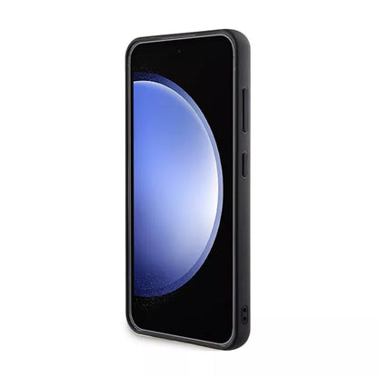 Guess Rhinestone Triangle – Dėklas Samsung Galaxy S24 (juodas)