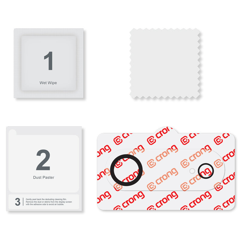 Crong Objektyvo apsauga - Kameros ir objektyvo stiklo apsauga iPhone Air