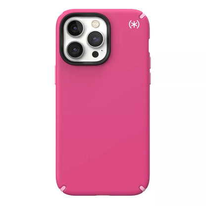 Speck Presidio2 Pro + MagSafe – dėklas iPhone 14 Pro Max su MICROBAN danga (Digitalpink / Blossompink / White)