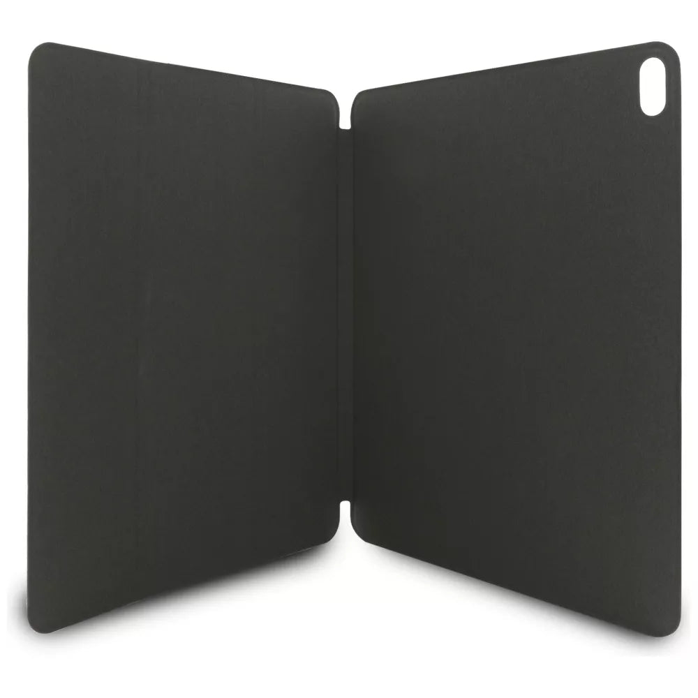 Karl Lagerfeld Knygos tipo dėklas Saffiano magnetinis Karl & Choupette - skirtas iPad Air 13” M3 (2025) / iPad Air 13” M2 (2024) (juoda)