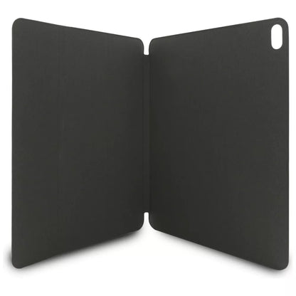 Karl Lagerfeld Knygos tipo dėklas Saffiano magnetinis Karl & Choupette - skirtas iPad Air 13” M3 (2025) / iPad Air 13” M2 (2024) (juoda)