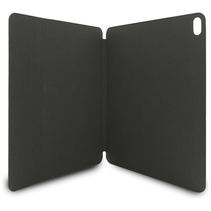 Karl Lagerfeld Knygos tipo dėklas Saffiano magnetinis Karl & Choupette - skirtas iPad Air 13” M3 (2025) / iPad Air 13” M2 (2024) (juoda)
