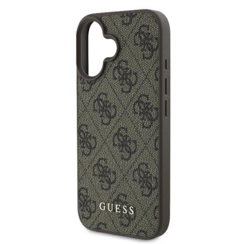 Guess 4G Classic - Dėklas iPhone 16 Plus (rudas)