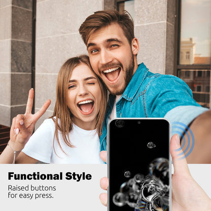 Crong Crystal Slim dangtelis – apsauginis dėklas, skirtas Samsung Galaxy S20 Ultra (skaidrus)