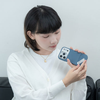 Moshi Kameleon MagSafe - Dėklas iPhone 17 Pro su stovėjimo funkcija (Vidurnakčio pilka)