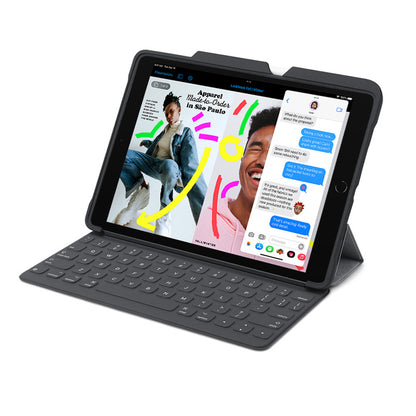 STM Dux Shell Duo - dėklas skirtas iPad 10.2 colio (2021) / 8 (2020) / 7 (2019) (juodas)