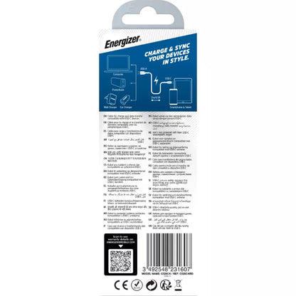 Energizer Ultimate - USB-A į USB-C jungiamasis kabelis 2 m (raudonas)