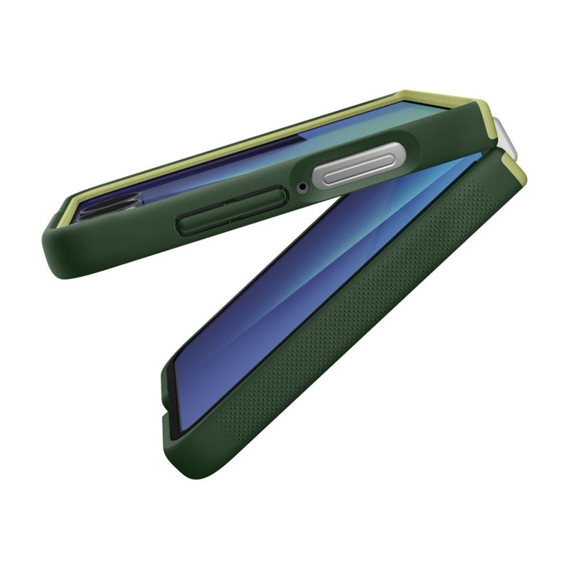Spigen Nano Pop Mag MagSafe dėklas Samsung Galaxy Z Flip 7 (Avo Green)