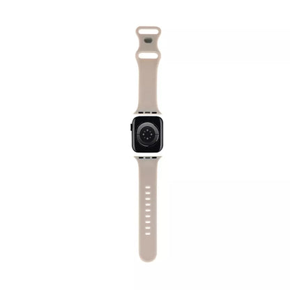 „Hello Kitty“ silikoninis „Kitty“ galvos dirželis, skirtas „Apple Watch“ 38/40/41 mm (smėlio spalvos)