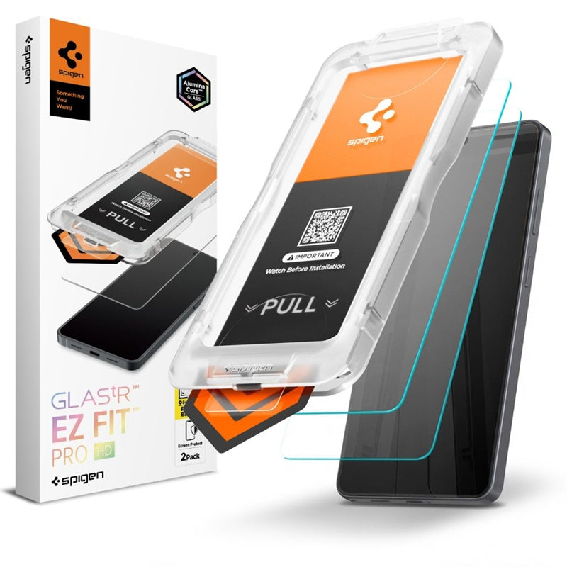Spigen GLAS.TR EZ Fit Pro AC HD 2 vnt. – Grūdintas stiklas, skirtas Samsung Galaxy S26 Ultra (2 vnt.)