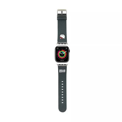 Hello Kitty dirželis Kitty Head - dirželis Apple Watch 38/40/41 mm (juodas)