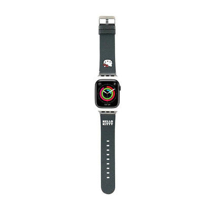 Hello Kitty dirželis Kitty Head - dirželis Apple Watch 38/40/41 mm (juodas)