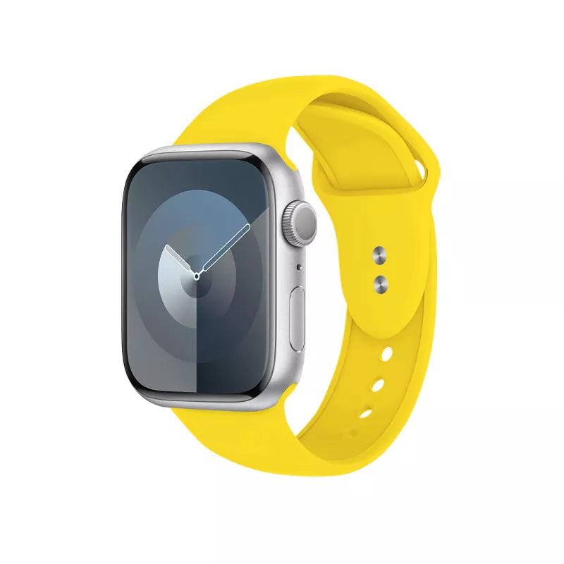 Crong Liquid – Dirželis Apple Watch 38/40/41/42 mm (geltonas)
