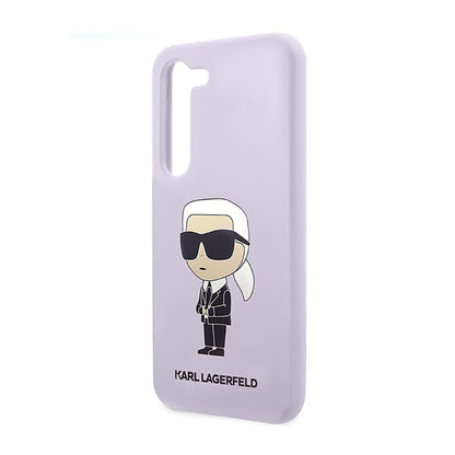 Karl Lagerfeld silikoninis NFT Ikonik – dėklas, skirtas „Samsung Galaxy S23+“ (violetinis)