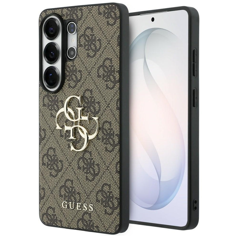 Guess 4G Big Metal Logo - Dėklas Samsung Galaxy S26 Ultra (Rudos spalvos)