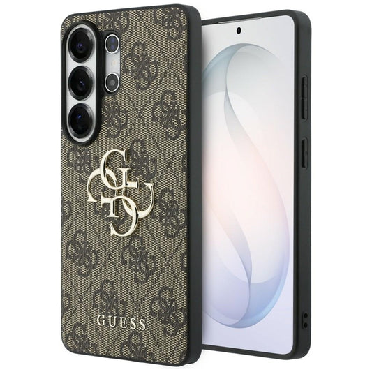 Guess 4G Big Metal Logo - Dėklas Samsung Galaxy S26 Ultra (Rudos spalvos)