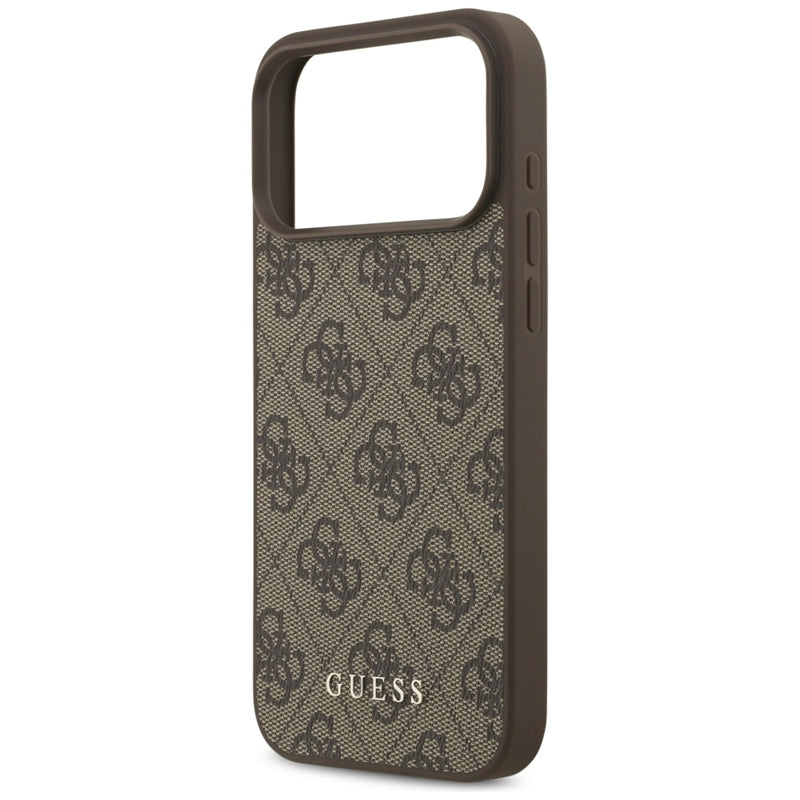Guess 4G Classic - Dėklas iPhone 17 Pro Max (rudas)