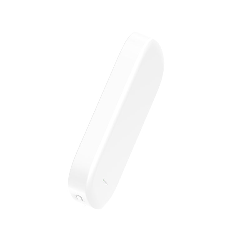 "Crong MagSpot Power Bank" - belaidis itin plonas maitinimo bankas su "MagSafe" 5000 mAh, USB-C 20 W PD (baltas)