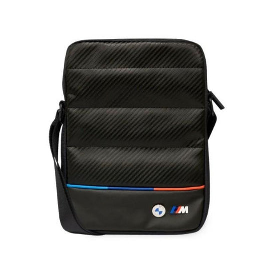 BMW Carbon&Nylon Tricolor – Planšetinio kompiuterio krepšys 10 colių (juodas)