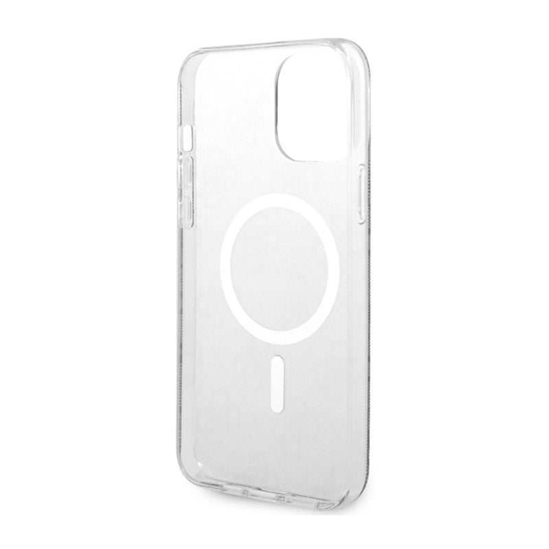 Guess 4G MagSafe – dėklas, skirtas iPhone 13 Pro Max (juodas)