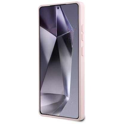 Karl Lagerfeld Silicone Double Heads And Circle MagSafe - Dėklas, skirtas Samsung Galaxy S25 Ultra (rožinė)