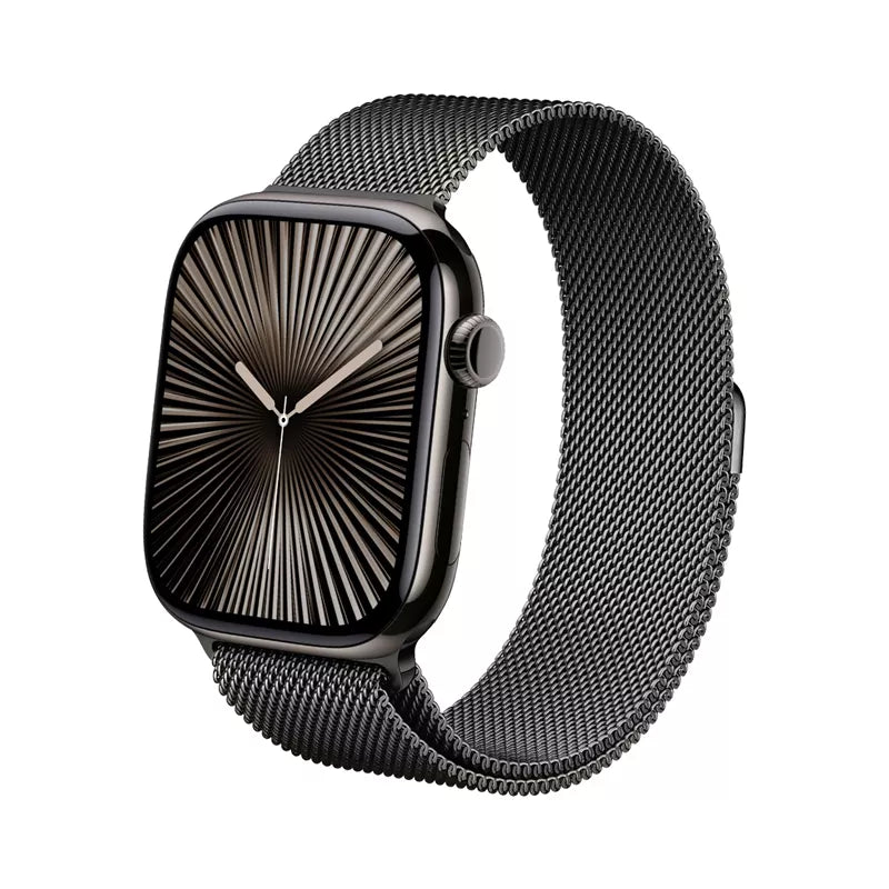 Crong Milano Steel - nerūdijančio plieno apyrankė „Apple Watch“ 38/40/41/42 mm (grafito spalva)
