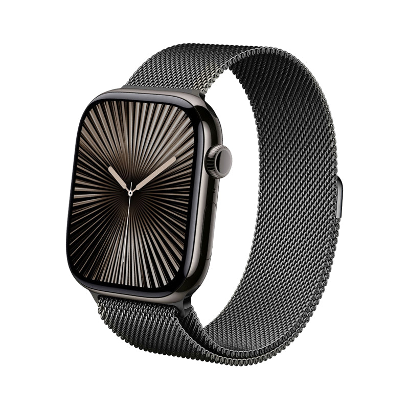 Crong Milano Steel - nerūdijančio plieno apyrankė „Apple Watch“ 38/40/41/42 mm (grafito spalva)