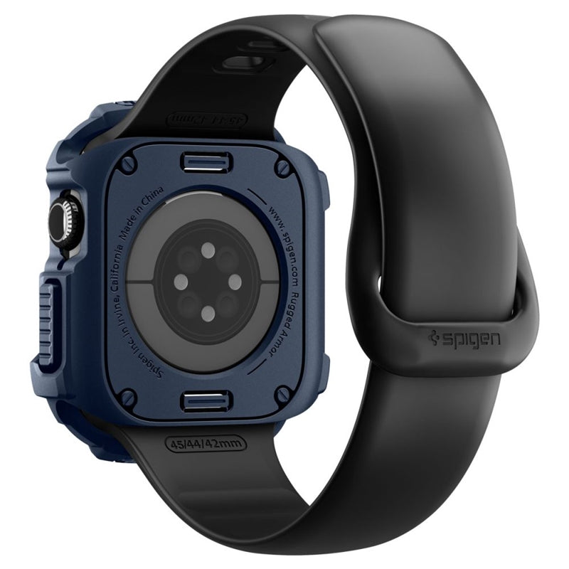 Spigen Rugged Armor V2 - Dėklas Apple Watch 10 / 11 42 mm (Tamsiai mėlyna)