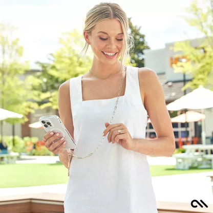 Case-Mate telefono krepšelio grandinėlė - pečių grandinėlė telefonui (aukso spalva)