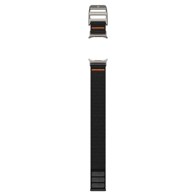 Spigen DuraPro Flex – Dirželis, skirtas Samsung Galaxy Watch Ultra 47 mm (2025/2024) (Juodas)