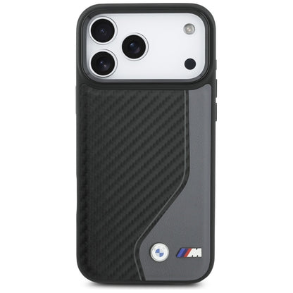BMW M Anglies Pluoštas Logotipas MagSafe - Dėklas iPhone 17 Pro Max (antracitas)