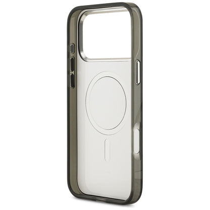Karl Lagerfeld IML Aquarelle Karl & Logo MagSafe - dėklas iPhone 17 Pro Max (juodas)