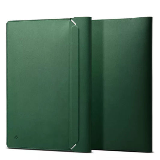 Spigen Valentinus dėklas nešiojamam kompiuteriui - 15" / 16" nešiojamo kompiuterio dėklas (Jeju Green)