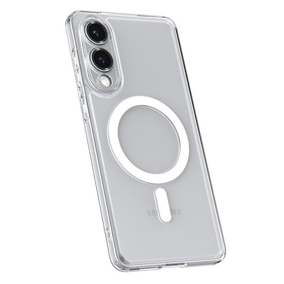 Spigen Ultra Hybrid Mag MagSafe - dėklas, skirtas Samsung Galaxy S25 Edge (skaidrus / baltas)