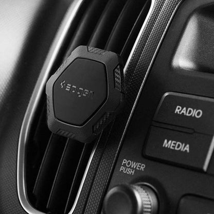 Spigen magnetinis automobilio laikiklis QS11 - Automobilio laikiklis (juodas)