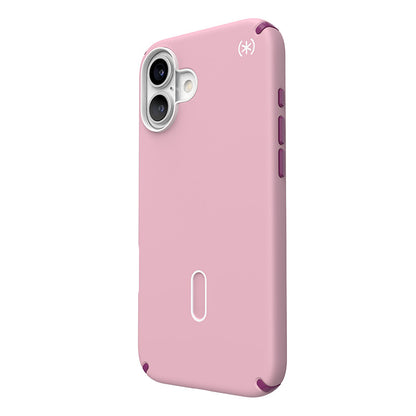 Speck Presidio2 Pro ClickLock & MagSafe – Dėklas skirtas iPhone 16 Plus (Trečiadienio rožinė / Gervuogių purpurinė / Balta)