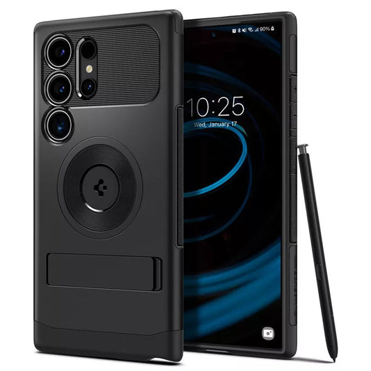 Spigen Slim Armor MagSafe - dėklas, skirtas „Samsung Galaxy S24 Ultra“ (juodos spalvos)