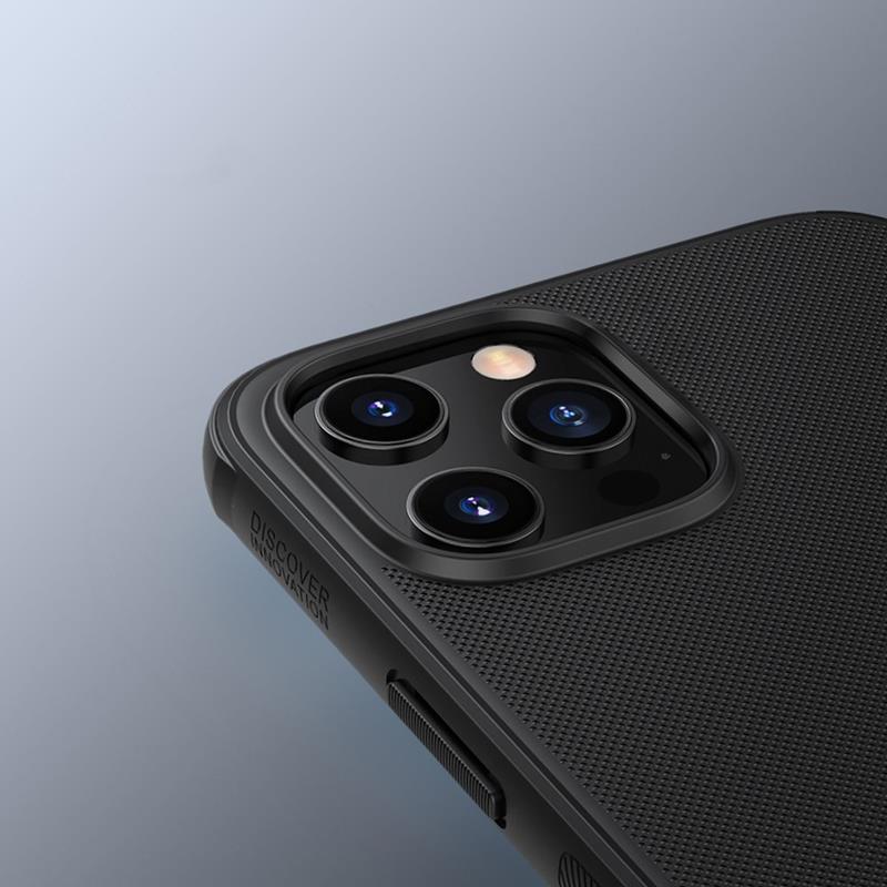 Nillkin Super Frosted Shield Pro – dėklas skirtas Apple iPhone 12 Pro Max (raudonas)