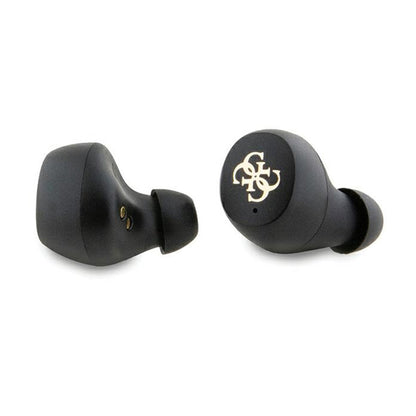 Guess 4G Metal Logo - TWS ENC Bluetooth ausinės + įkrovimo dėklas (rožinis)