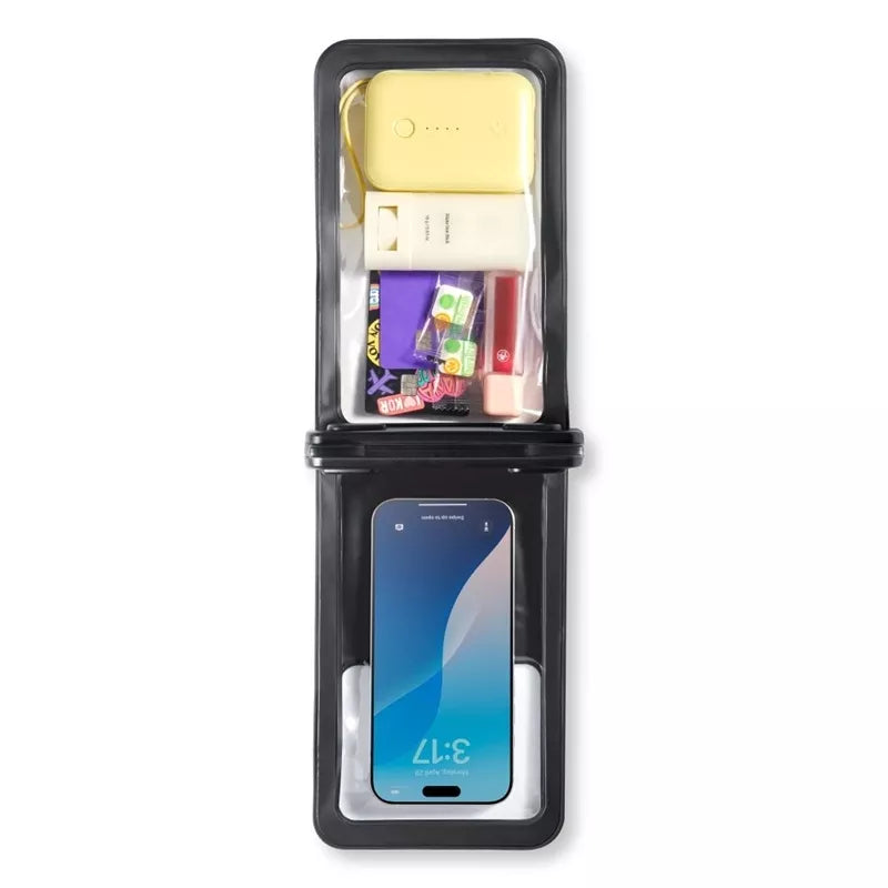 Spigen A603 Universalus vandeniui atsparus dėklas - Vandeniui atsparus dėklas išmaniesiems telefonams iki 6,9 colio (Juodas)