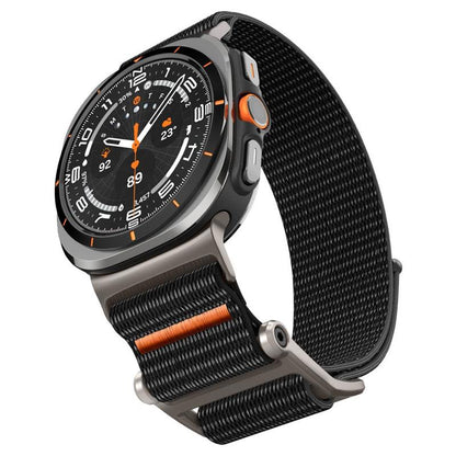 Spigen DuraPro Flex – Dirželis, skirtas Samsung Galaxy Watch Ultra 47 mm (2025/2024) (Juodas)