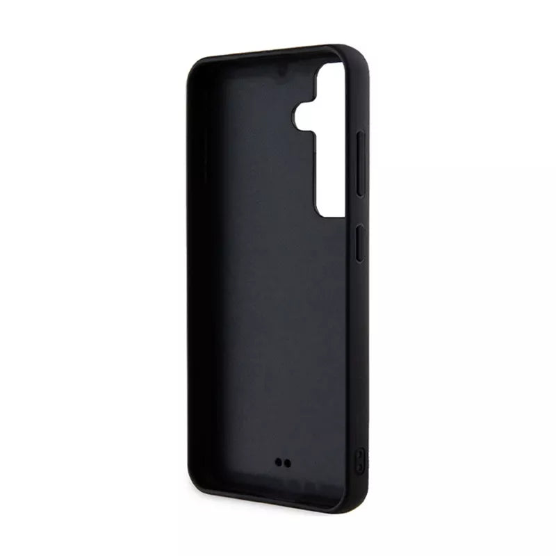 Guess Rhinestone Triangle – Dėklas Samsung Galaxy S24 (juodas)