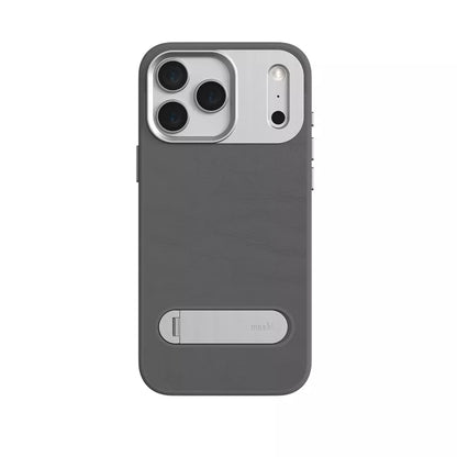 Moshi Kameleon MagSafe dėklas iPhone 17 Pro Max su stovėjimo funkcija (Midnight Gray)