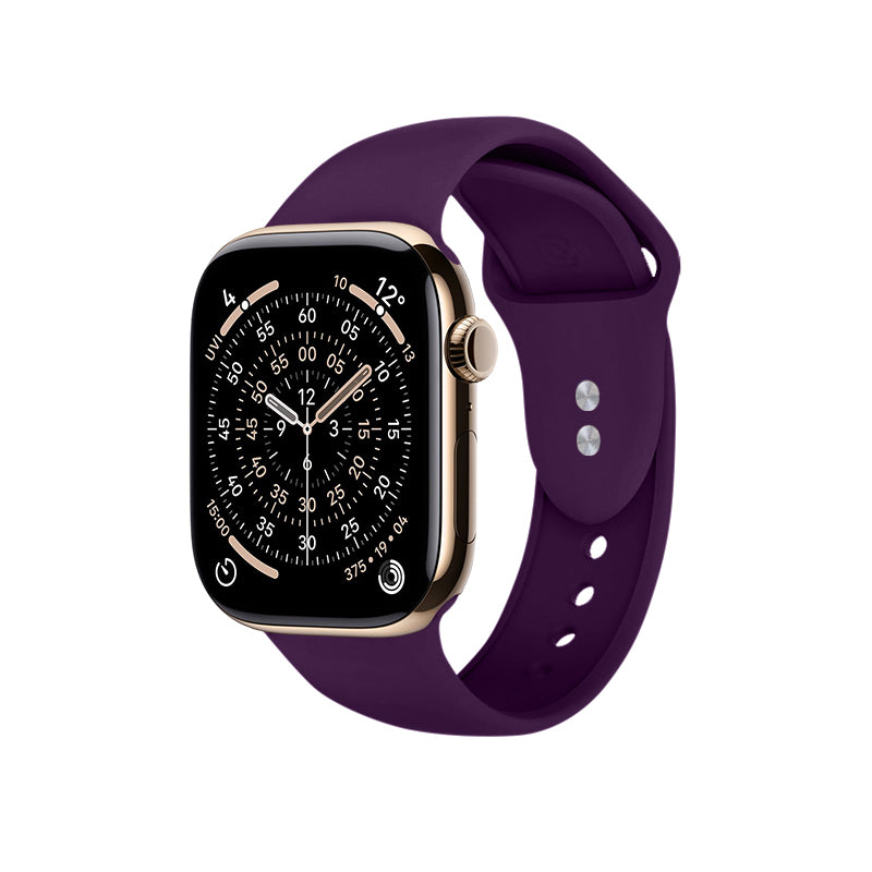 Crong Liquid - Dirželis skirtas Apple Watch 38/40/41/42 mm (slyvų)
