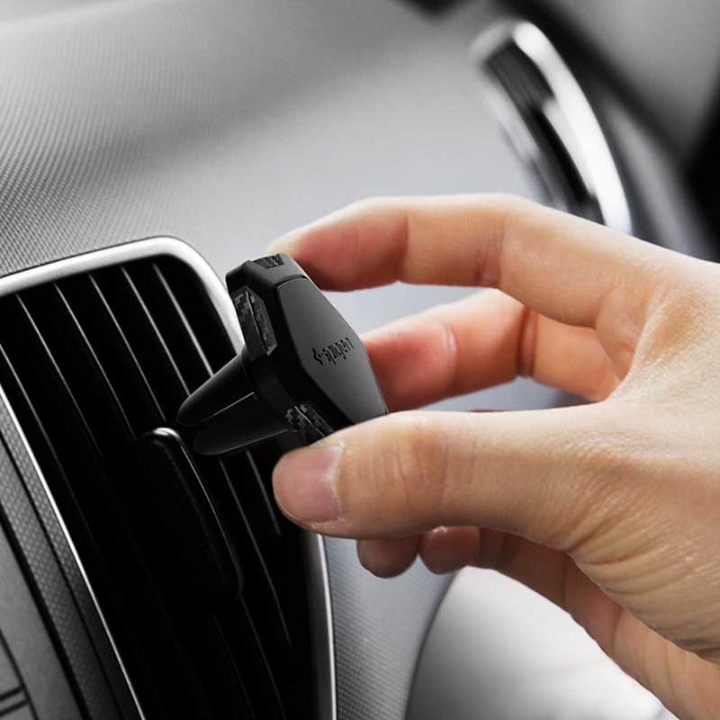 Spigen magnetinis automobilio laikiklis QS11 - Automobilio laikiklis (juodas)