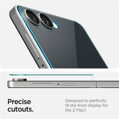 Spigen GLAS.TR EZ Fit HD – grūdintas stiklas, skirtas „Samsung Galaxy Z Flip 7“